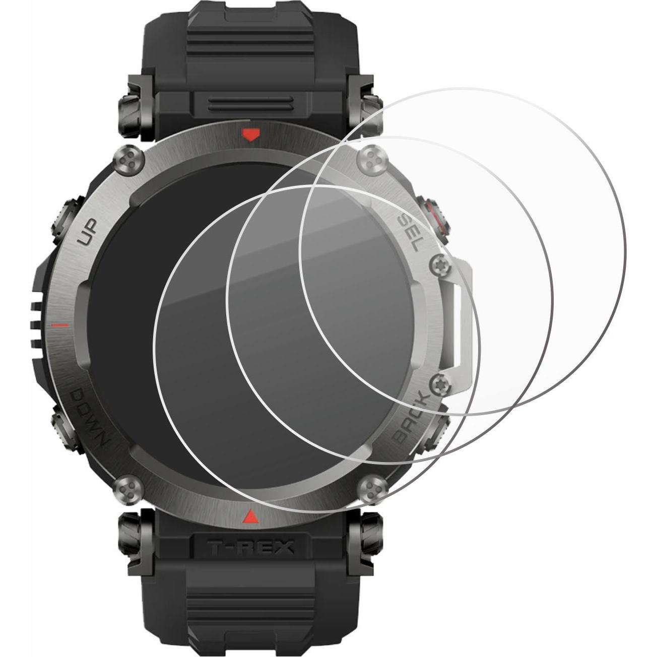 Thumbnail - Savvies Panzerglas Schutzglas Displayschutz, Smartwatch Schutzfolie, Transparent