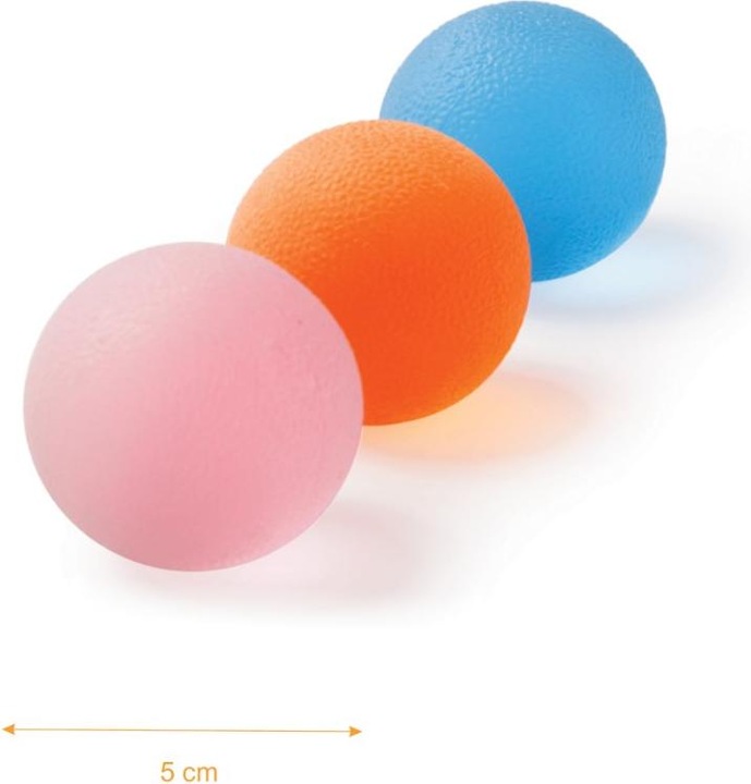 Actual product image MDH Piłeczka żelowa do rehabilitacji dłoni - Pomarańcz