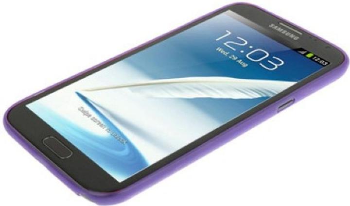 Actual product image König Design Protective cover Case Ultra thin 0,3mm for mobile Samsung Galaxy Note 2 N7100 Purple / Violet (Samsung Galaxy Note 2 N7100)