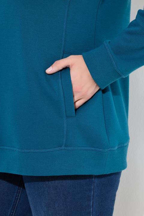 Produktbild Ulla Popken Sweatshirt, Schneeflocke, Stehkragen, Langarm (42)