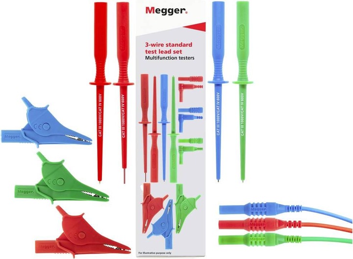 Actual product image Megger 1014-291 3-wire measuring cable 1 set
