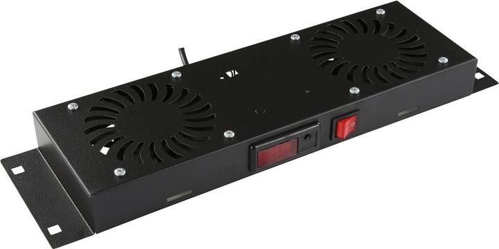 Unité De Ventilation Rackable 19 Pouces - 4 Ventilateurs, Thermostat - Noir Ou Gris ROLINE
