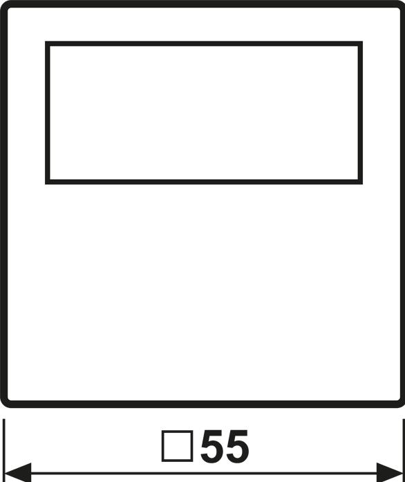 Produktbild JUNG HOME BTA1791SW Raumthermostat-Display