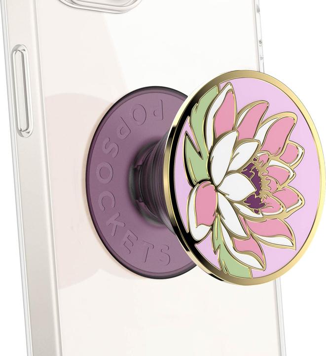 Actual product image PopSockets PopGrip Enamel Water Lily