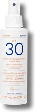 Produktbild Korres Yoghurt Sunscreen Body & Face Spray Spf30 - 150 Ml (Sonnenspray, SPF 30, 150 ml)