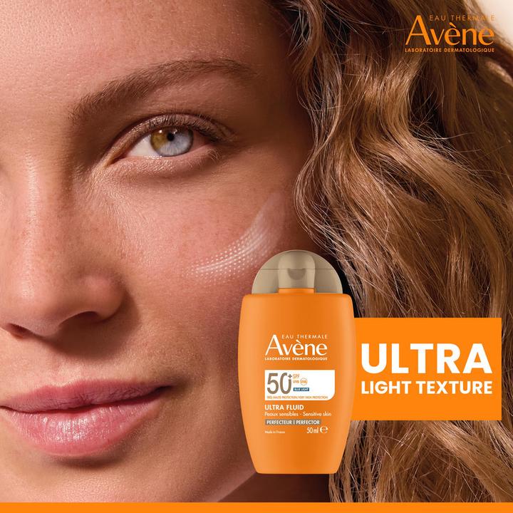 Produktbild Avène Ultra Fluid Perfector (Sonnencreme Gesicht, SPF 50+, 50 ml, 69 g)