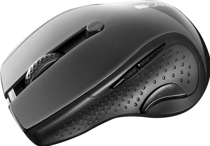 Immagine prodotto Canyon Mouse senza fili MW-01, sensore LED blu, 6 pulsanti, 2,4 GHz, nero (Senza fili)
