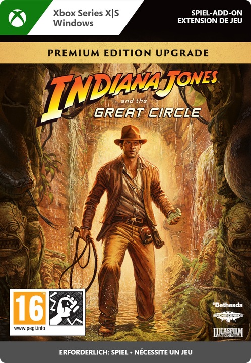 Produktbild Microsoft Indiana Jones and the Great Circle - Premium Edition Upgrade (Windows, Xbox Series X, Xbox Series S)