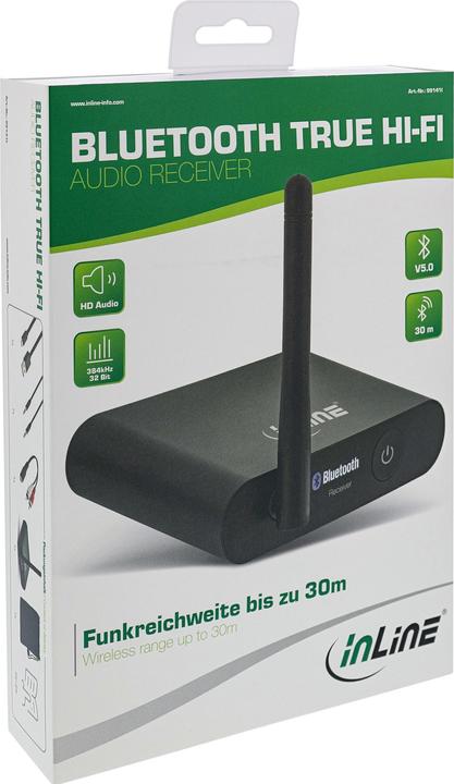 Produktbild InLine Bluetooth True Hi-Fi Audio Receiver (Empfänger)