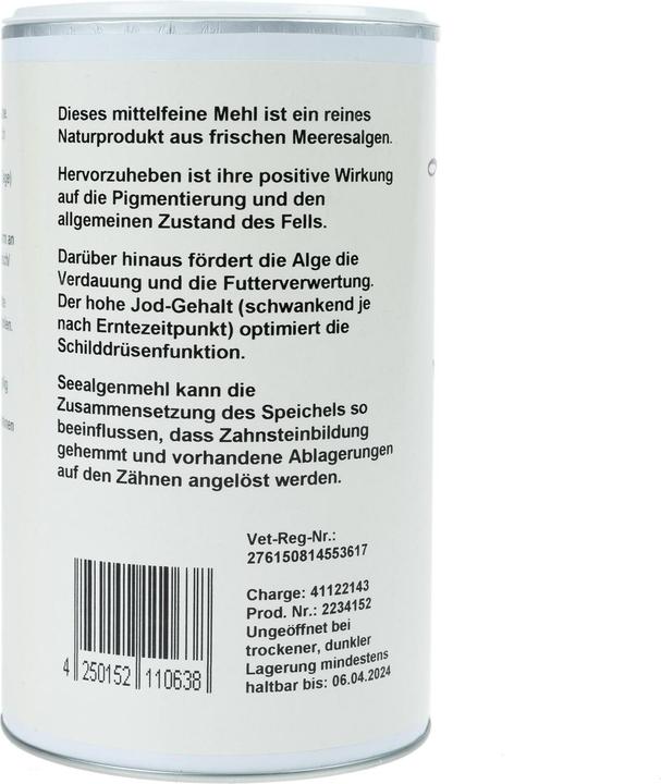 Produktbild Lunderland Hunde-Nahrungsergänzung Seealgenmehl, 800 g (1 Stk., 920 g)