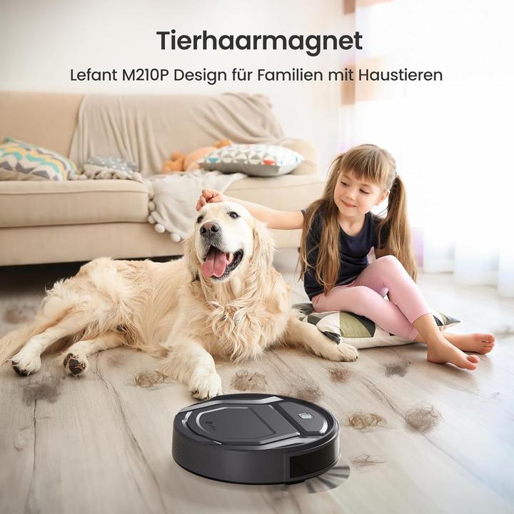 Produktbild Saugroboter M210P mit WLAN und App-Steuerung
