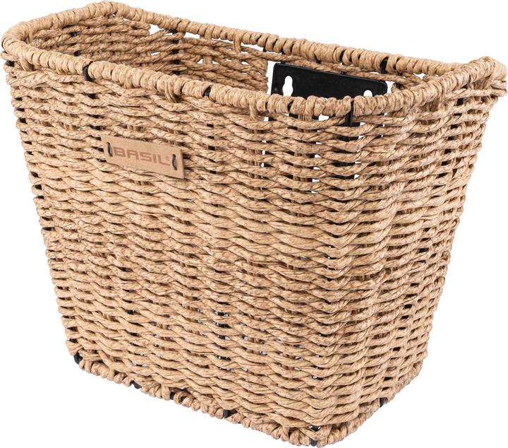 Produktbild Basil Bremen Rattan Look Fietsmand FM - Voorop - Inclusief Bevestigingssysteem -