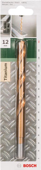 Image du produit Bosch Zubehör Forets à métaux HSS-TiN, DIN 338 D= 12,0 mm L= 151 mm (12 mm)