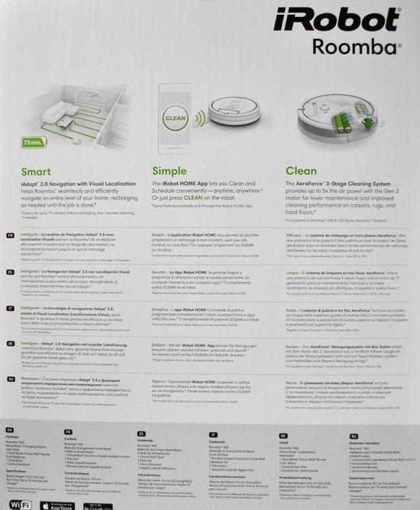 Immagine prodotto iRobot Roomba 960 (Aspirazione robotica)