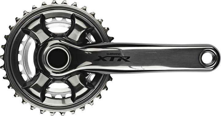 Actual product image Shimano XTR FC-M9020-B crankset 2x11-speed 34-24 T. Outboard (170 mm)