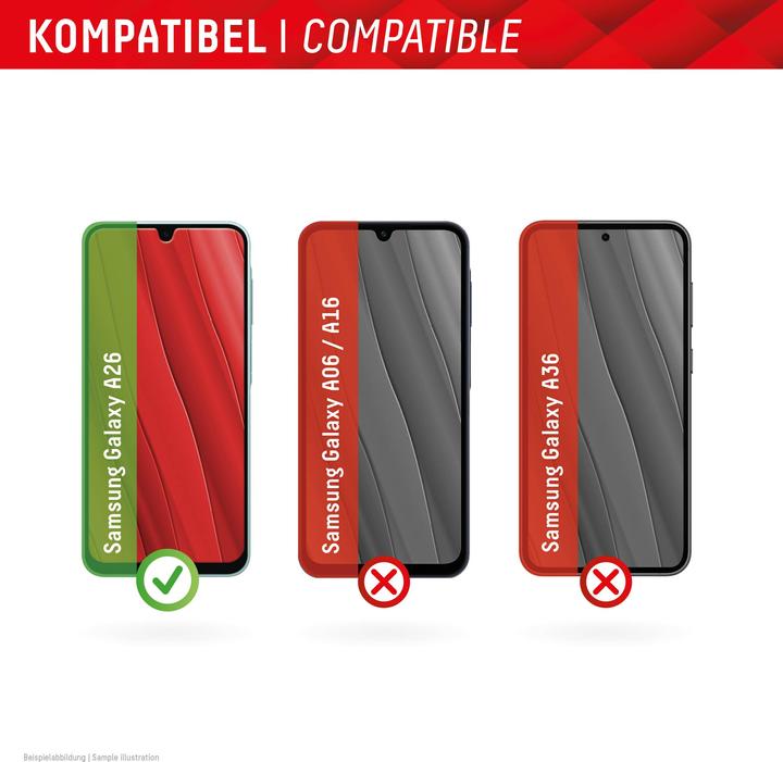 Actual product image Displex Smart Glass, Displayschutzfolie (1 Piece, Samsung Galaxy A26)