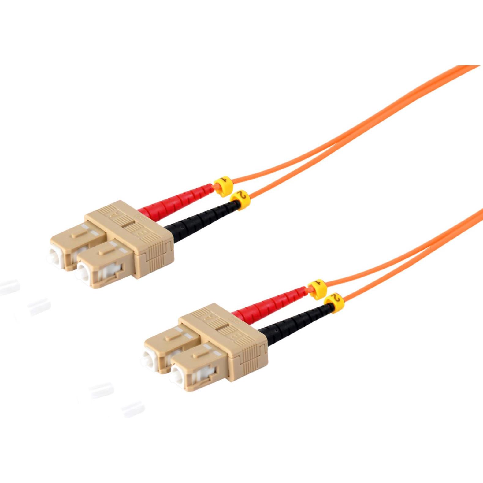 Shiverpeaks S/CONN maximum connectivity LWL-Duplex Patchkabel SC/SC 50/125µ, OM2, 20,0m (S/UTP, 20 m), Netzwerkkabel
