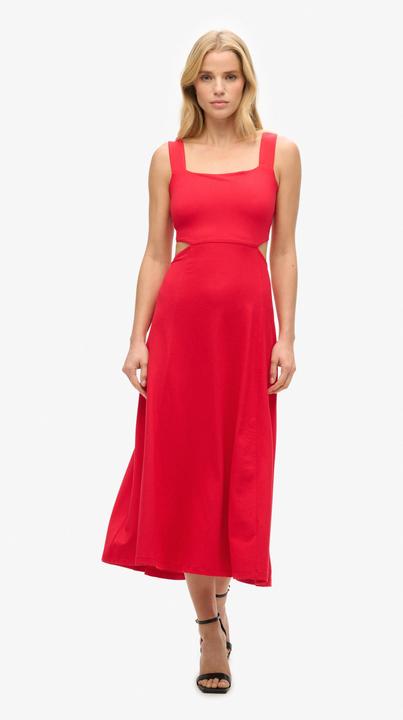 Image du produit Superdry Robe Midi En Jersey Découpé (42)
