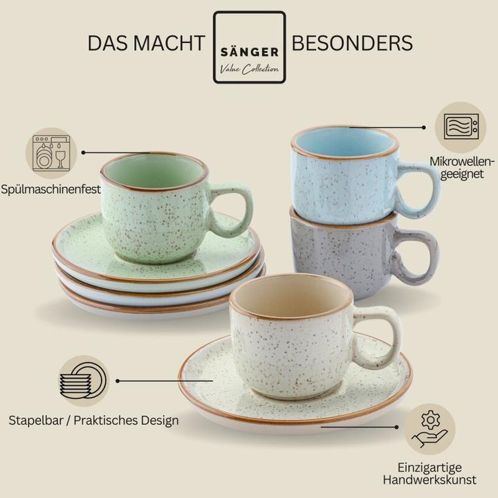 Actual product image Sänger Geschirr Rio (80 ml, 8x)