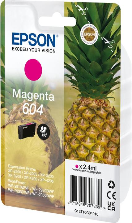 Immagine prodotto Epson Ink/604 603 Starfish MG SEC (M)