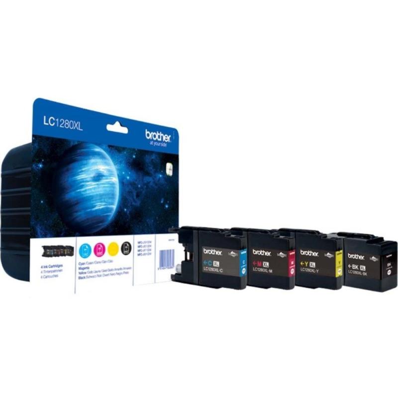 Brother, Druckerpatrone, LC-1280XLVALBP Value Pack (M, BK, Y, C)
