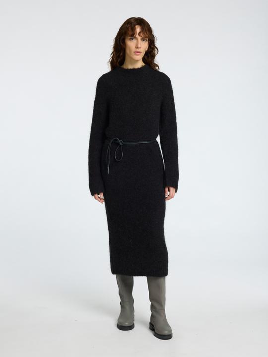 Actual product image Selected Femme Slfgabella Ls Knit O-Neck Dress Camp (XS)