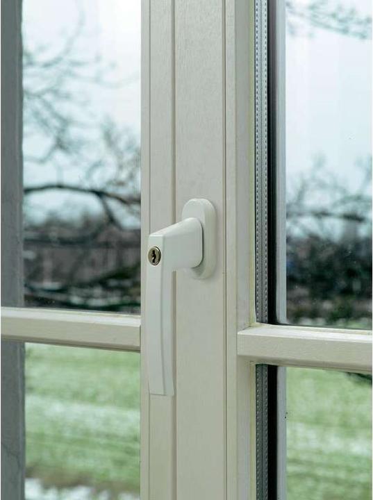 Produktbild Abus Fenstergriff abschliessbar Wei