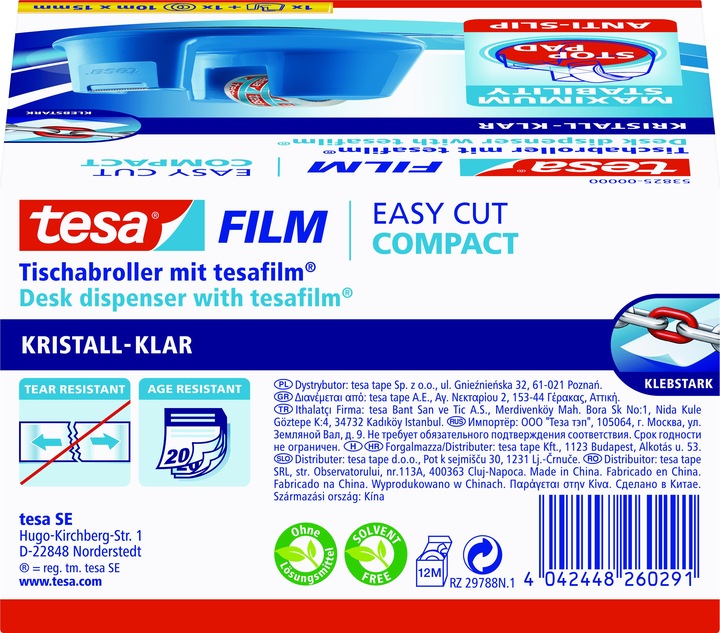 Actual product image tesa Tesafilm COMPACT adhesive tape dispenser