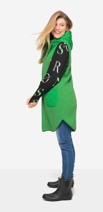 Produktbild Laurasøn Weste, Teddyfleece und Stepp, Kapuze, 2-Wege-Zipper, OEKO-TEX (XL)