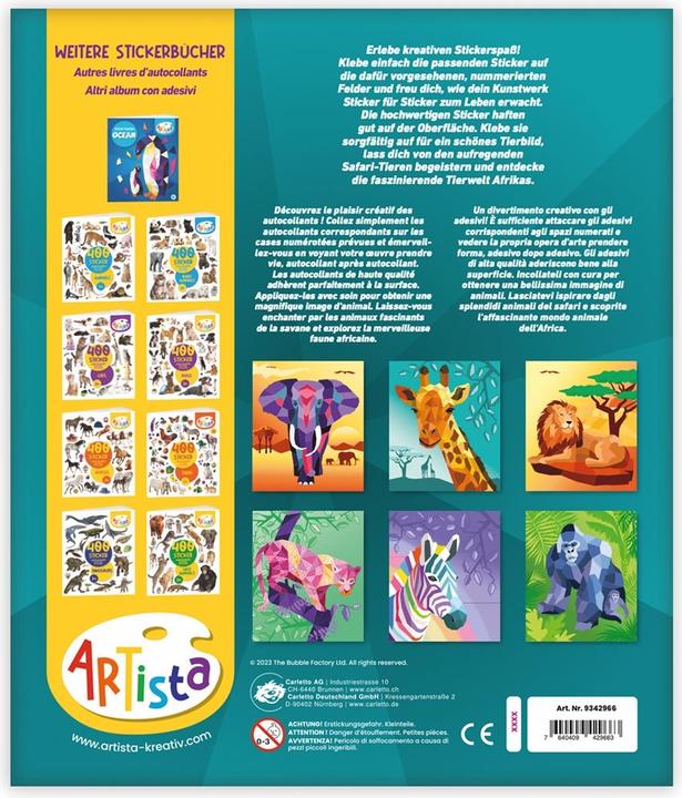 Immagine prodotto Artista Safari