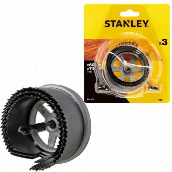 Stanley HSS hole saw for wood - set fi = 60/67/74 mm (74 mm)