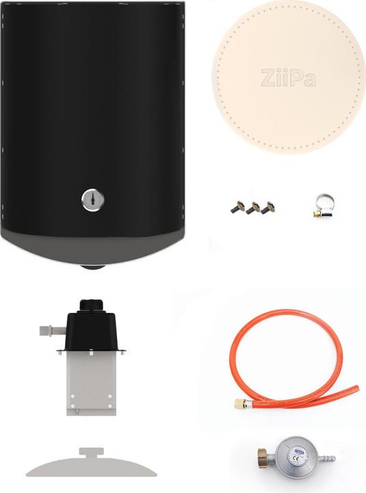 Actual product image Ziipa Antraciet (Pizza oven gas)