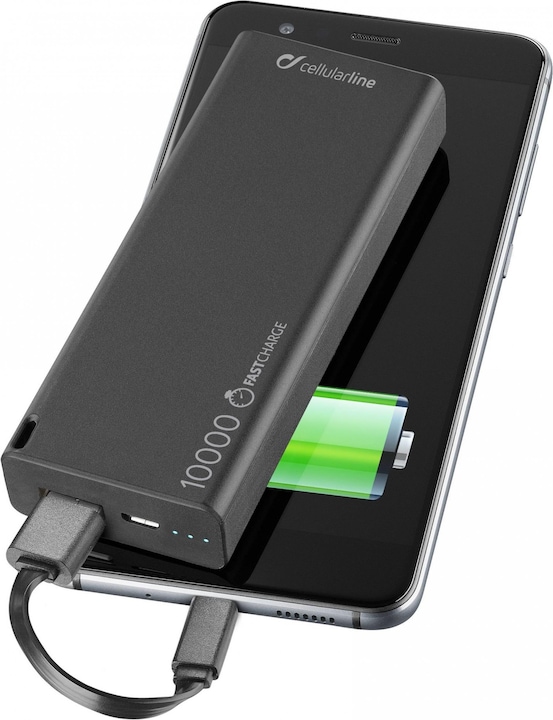 Cellularline Freepower Slim (10000 mAh, 10 W, 37 Wh)