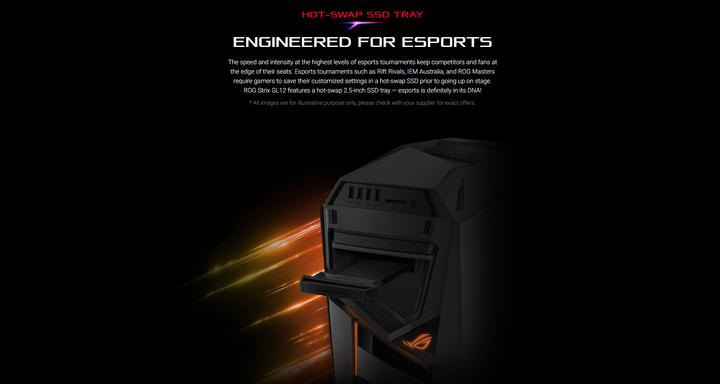 Actual product image ASUS ROG Strix GL12CM-CH010T (512 GB, 32 GB, Intel Core i7-8700K, GeForce GTX 1080)