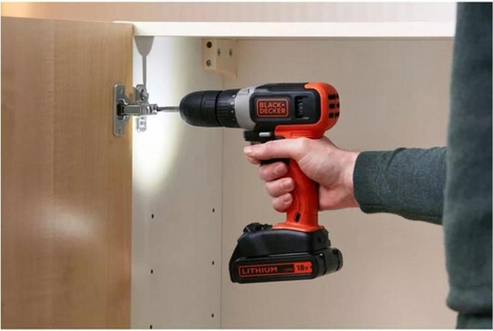 Image du produit Black & Decker Black+Decker BCD001C2-QW 18V Akkuschrauber inkl. 2 Akkus (Perceuse-visseuse)