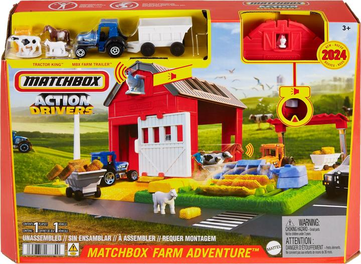 Actual product image Matchbox Action Drivers Farm Harvest Playset