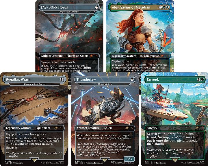 Actual product image Wizards of the Coast Magic ENG Secret Lair X Horizon: Into The Forbidden West (English, Booster Pack)