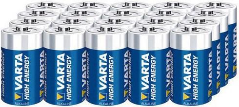 Actual product image Varta high energy (20 pcs., D, 16500 mAh)