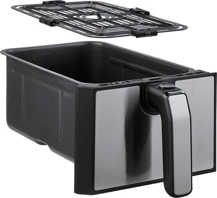 Produktbild Inventum GF800HLD - Dubbele airfryer - Heteluchtfriteuse - Inhoud 2 x 4 liter - Zwart/RVS