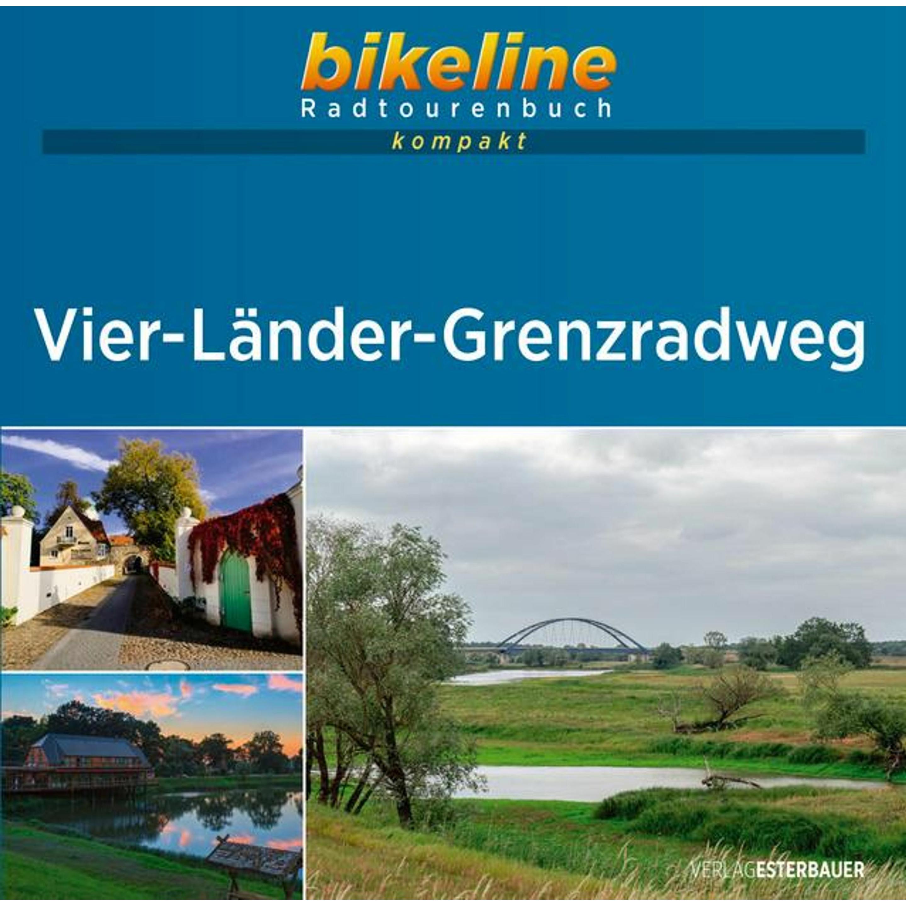 Vier-Länder-Grenzradweg, Landkarte
