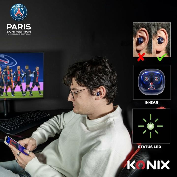 Actual product image Konix Psg (8 h, Cable, Wireless)