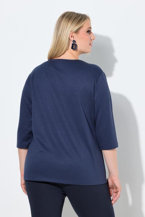 Actual product image Ulla Popken Asymmetric Modal Blend Sweatshirt (60)