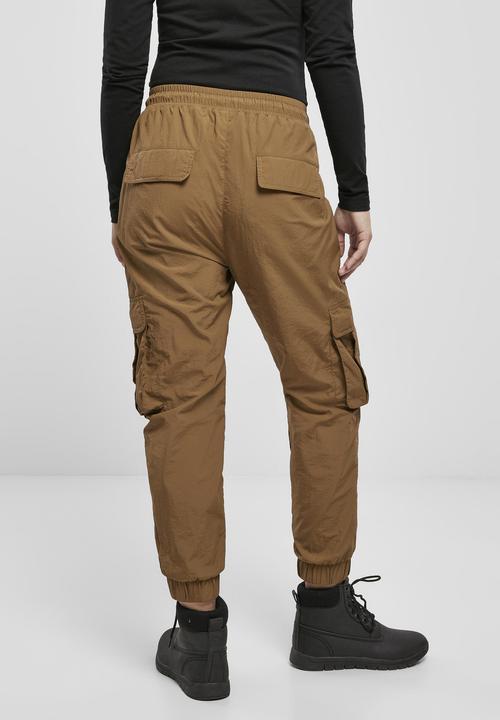 Produktbild Urban Classics Ladies High Waist Crinkle Nylon Cargo Pants (XS)