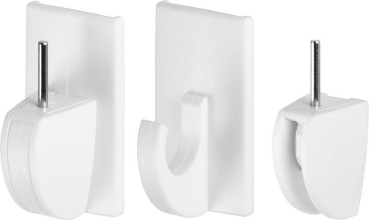 Produktbild tesa 3x Powerstrips Gardinenhaken 12 Haken
