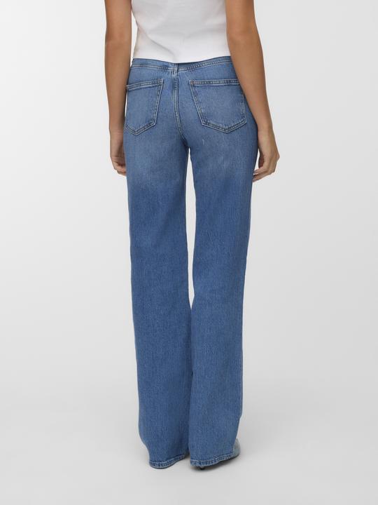 Actual product image Vero Moda VMTESSA Hohe Taille Weiter Beinschnitt Jeans Weit geschnitten (W25/L32)