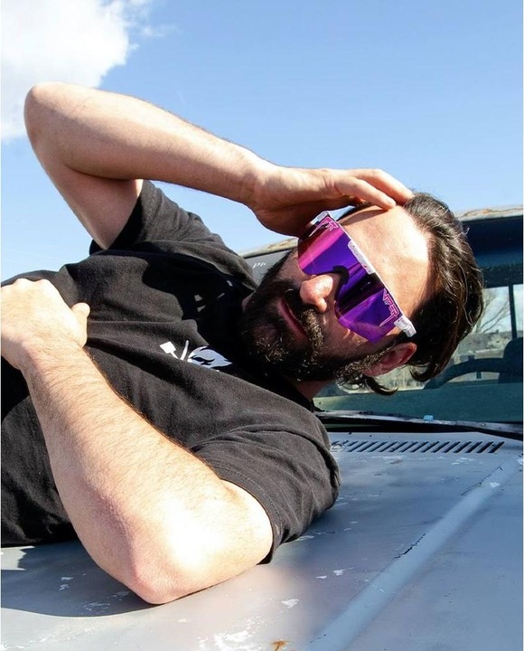 Actual product image Pit Viper The LA Brights Polarized Double Wide (LA Brights, Grey)