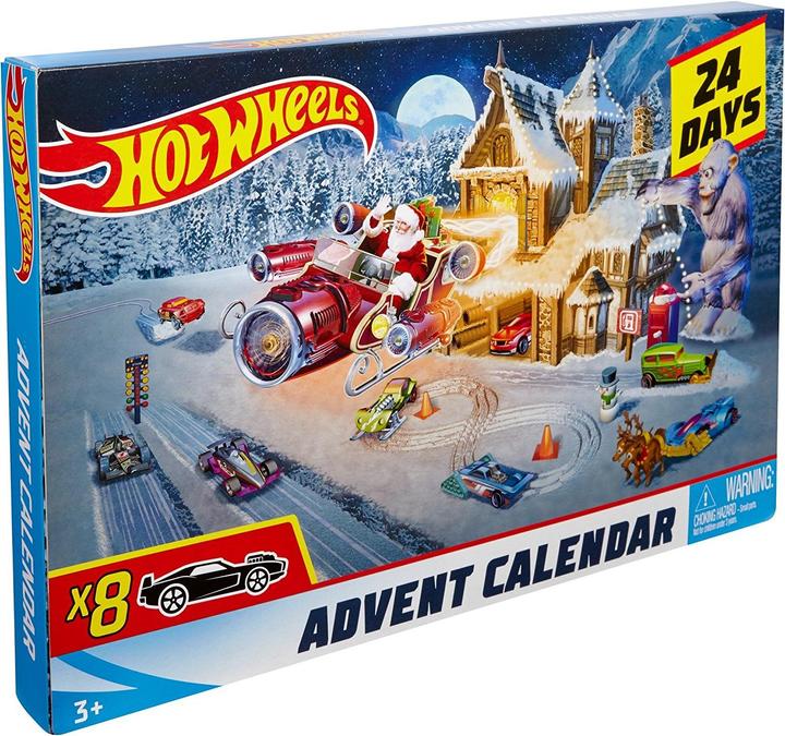Actual product image Hot Wheels Advent calendar
