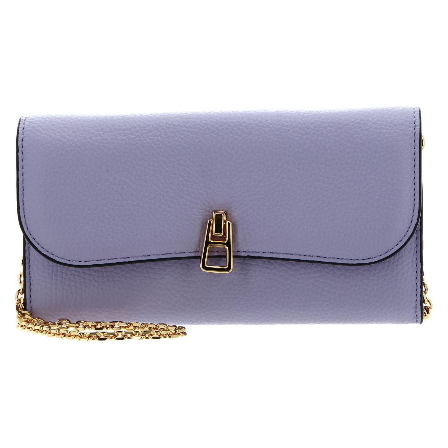Coccinelle, Damen, Portemonnaie, Magie Mini Bag Wallet Grained Leather, Violett