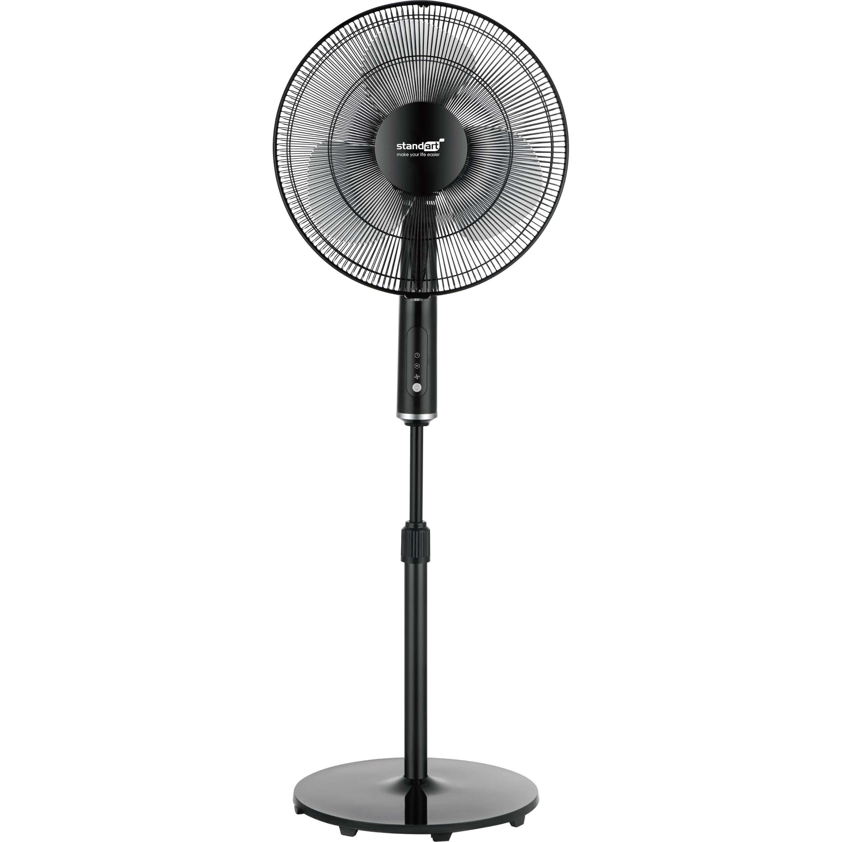 Standart Ventilatore A Piantana Fs40-21Mr Standard, Ventilatore, Nero