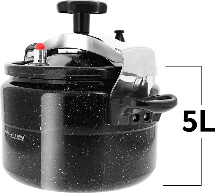 Produktbild Universal Textiles Schnellkochtopf (Bräter + Schmortopf, Aluminium, 22 x 20 cm)